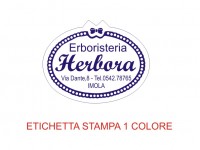 Etichette adesive per erboristerie, cosmetica, cosmesi (mm 36X28)  (cod.19M )